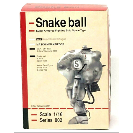 [중고][미개봉품][기타 피규어] 맥스팩토리 MASCHINEN KRIEGER Snake ball 1/16 스케일 피규어 002(박스 까짐 및 모서리 구겨짐, 박스 얼룩)